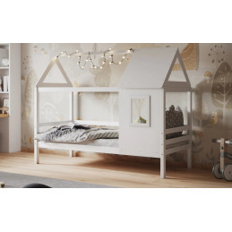 Lit maison 90 x 190 cm