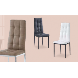 Chaise disponible en 4 coloris