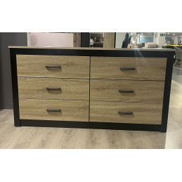 Commode 6 tiroirs coloris...