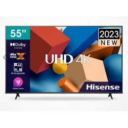 TV LED UHD HISENSE  55"...