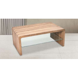 Table basse rectangulaire.