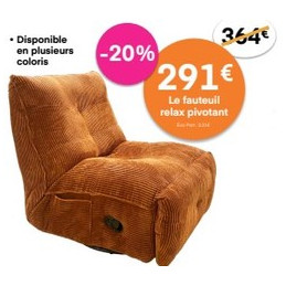 Fauteuil relax manuel...