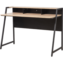 Bureau coloris marron et noir