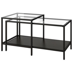 Lot de 2 tables gigognes...