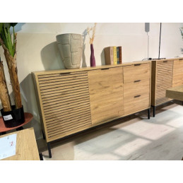 Bahut Bas Chêne et Noir –...