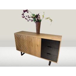 Buffet imitation chêne et...