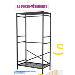Le porte-vêtements.