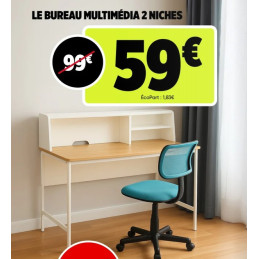 Le bureau multimédia 2 niches.