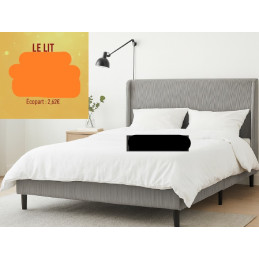 Le lit 160 x 200 cm - gris...