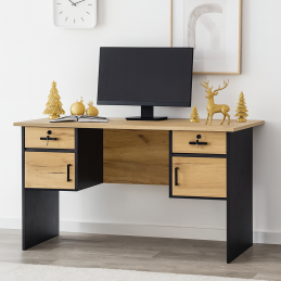 Bureau avec 2 tiroirs et 2...