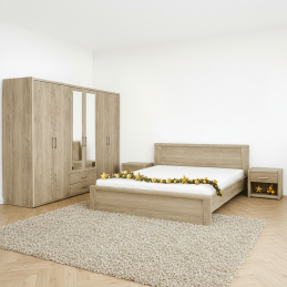 La chambre armoire 4 portes...