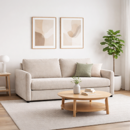 Canapé convertible en lit -...