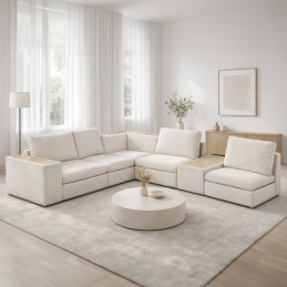 Le canapé d'angle avec...