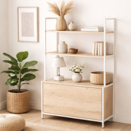 Etagère basse 3 cases + 1...