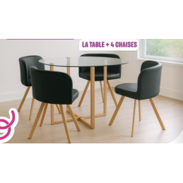 Table à dîner ronde en...