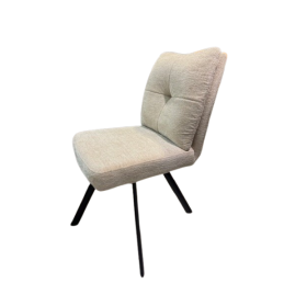 Chaise pivotante rembourrée...