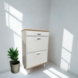 Meuble avec abattants et...