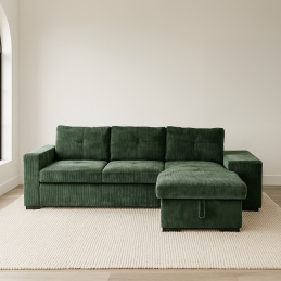 Le canapé d’angle...