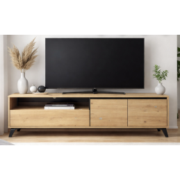 Meuble TV 2 portes décor...