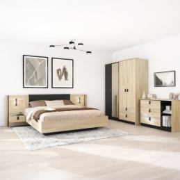 Lit 140 x 190 cm - Coloris...