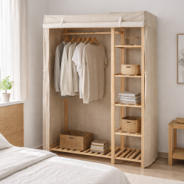 ARMOIRE EN TISSU AVEC...