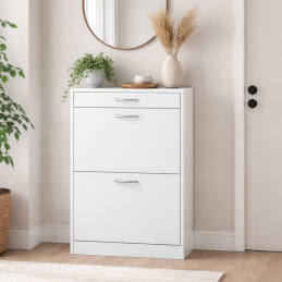 Meuble à chaussures – Blanc...