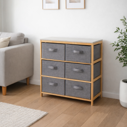 Étagère de rangement en pin...