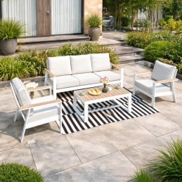 Salon de jardin 4 places en...