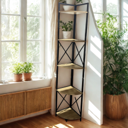 Étagère d’angle élégante et...