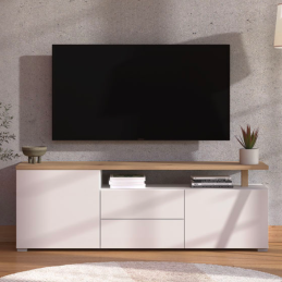 Meuble TV - Coloris blanc...