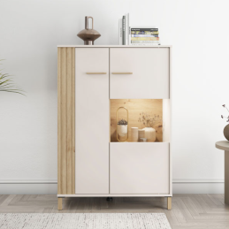 Vitrine 2 portes – Chêne...