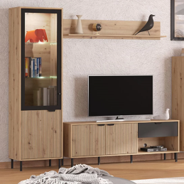 Meuble TV 150 cm – Chêne...