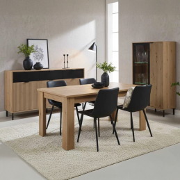 Buffet bas – Noyer et bois