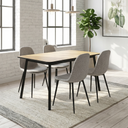 Ensemble Table + Chaises