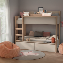 Lit superposé 2 couchages...