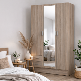 ARMOIRE 3 PORTES + 2...