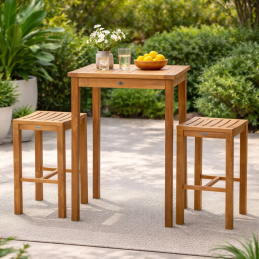 La table bar + 2 tabourets...