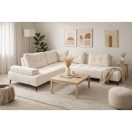 Le canapé d'angle dossiers...