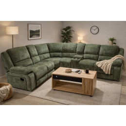 Salon d’angle 5 éléments -...