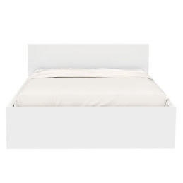 lit 140 x 190 cm - blanc