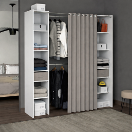 Le kit dressing coloris blanc.