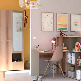 Armoire 2 portes + 1 tiroir...