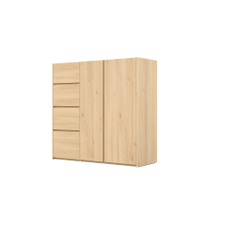 Buffet 2 portes et 4 tiroirs