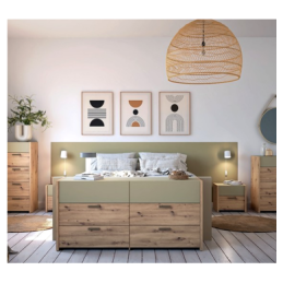 Le chevet 2 tiroirs artisan...