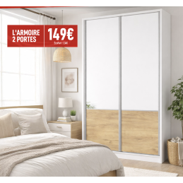 Armoire avec 2 portes...
