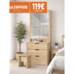 Coiffeuse - coloris chêne