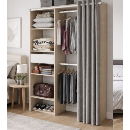 Kit dressing avec rideau