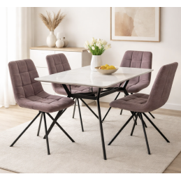 Table + 4 chaises - coloris...