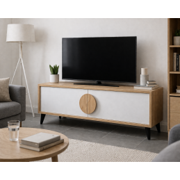 le meuble tv 2 portes