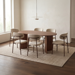La table repas 160 cm.